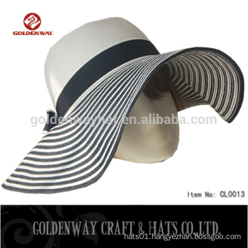 2015 promotional fashion straw beach hats for women